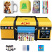 Kit de Impresora A3 UV DTF con película AB 100M y Tinta UV DTF