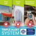 Alarma inteligente de piscina con IA – Cámara dual 