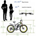  Bicicleta eléctrica para Adultos CM-900 1000W 48V Bicicleta eléctrica sin escobillas, batería de Litio extraíble 17Ah Freno hidráulico de Bicicleta de montaña 