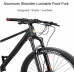 Bicicletas de montaña para hombres, Bicicleta de montaña rígida de 27,5 pulgadas, Cuadro de fibra de carbono, Freno de disco de aceite Bicicleta de montaña todo terreno, Bicicletas de montaña de 33 v 