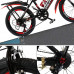 CHHD Bicicleta de montaña de 18 Pulgadas (20 pulgadas/22 Pulgadas) para Deportes al Aire Libre, Altura del Asiento Ajustable, Adecuada para niños y Adultos Mayores de 10 años 