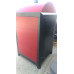 Caldera de madera con horno Metalfer conectable a los radiadores Termohorno Termocamino 