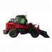 Cargadora de ruedas con motor diésel Euro5 y carga nominal de 1000 kg WLL1000 