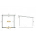Casa Prefabricada de Madera para Jardín Moderna 300x300cm Casa Prefabricada de Madera para Jardín Moderna 300x300cm