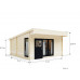 Casa Prefabricada de Madera para Jardín Moderna 500x500x273cm 22.20m2 de Espacio Interno Casa Prefabricada de Madera para Jardín Moderna 500x500x273cm 22.20m2 de Espacio Interno