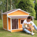Casa de Perro de Madera Maciza Casa de Perro de Madera Maciza