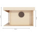 Caseta de Madera Natural 12m² Espesor de Pared 44 mm Caseta de Madera Natural 12m² Espesor de Pared 44 mm