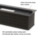  Chimenea Eléctrica De 39 Pulgadas, Inserto De Chimenea Eléctrica Empotrada, Decoración De Llama 3D, Botón De Pantalla De Chimenea Eléctrica Y Tamaño De Llama Ajustable A Distancia, Calentador De Chim 