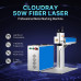 Cloudray JPT 50W Máquina marcado de fibra Grabadora Metal Acero inoxidable para marcado de metales 