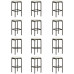 Conjunto Muebles de Jardin 4 Mesa y 12 Sillas para Exterior Conjunto Muebles de Jardin 4 Mesa y 12 Sillas para Exterior