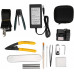 Empalmador por fusión de fibra óptica, máquina empalmadora por fusión FTTH de mano, para fibras SM, MM, DS, NZDS, empalme 8s 26s, herramientas de empalme automático de fibra de calentamiento(EU)