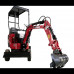 Excavadora de 4 ruedas gasolina HZC- POWER BVR600K 