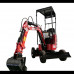 Excavadora de 4 ruedas gasolina HZC- POWER BVR600K 