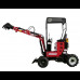 Excavadora de 4 ruedas gasolina HZC- POWER BVR600K 