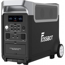 FOSSiBOT F3600 Generador Solar Portatil, 3840Wh LiFePO4 Batería con 3 Salidas 