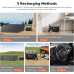 FOSSiBOT F3600 Generador Solar Portatil, 3840Wh LiFePO4 Batería con 3 Salidas 