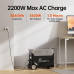 FOSSiBOT F3600 Generador Solar Portatil, 3840Wh LiFePO4 Batería con 3 Salidas 