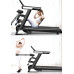Funda de almohada Cintas de correr motorizadas plegables multifuncionales, motor de 2.5HP, Máquina para caminar para correr inteligente, Gimnasio Portátil Pequeño Pequeño Gimnasio Ultra silencioso ksh