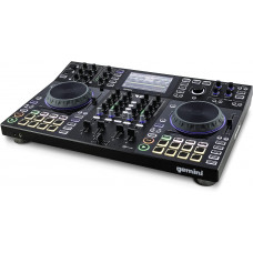 Gemini Sound SDJ-4000 DJ Equipment Console Table con 2 cubiertas 