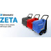 Hidrolimpiadora profesional Zeta 120 agua caliente 90° con boquilla giratoria profesional 