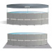 Intex 26340NP - Piscina desmontable intex ultra xtr frame 732x132 cm con depuradora 