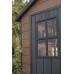  Keter 243409 - Caseta de jardín exterior Newton 757, color marrón 