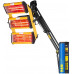  MSW IR-DRYER3000.2 Secador de Pintura Infrarrojo para Carrocería Coche (3300 W, 3 Lámparas, 40–100 °C, Superficie de Secado 1200 x 1000 mm, Altura Máxima 265 cm, Temporizador 1–99 min) 