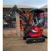 Mini Excavadora Kubota Hauser XR18L 16 CV Diesel Orugas Giro lateral 