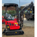 Mini Excavadora Kubota Hauser XR18L 16 CV Diesel Orugas Giro lateral 