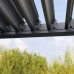 Pergola 3x4 m Postes de Aluminio con Techo de Lamas de Acero Pergola 3x4 m Postes de Aluminio con Techo de Lamas de Acero