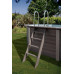 Piscina Elevada Ovalada de Composite, 804 x 386 x 124 cm Piscina Elevada Ovalada de Composite, 804 x 386 x 124 cm