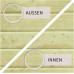 Piscina de madera rectangular de 3,50 x 3,20 x 1,24 m Piscina de madera rectangular de 3,50 x 3,20 x 1,24 m