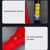 QILIN Alzamiento hidráulico plegable del motor de 2 toneladas, grúa del taller con 6 ruedas móviles, grúa móvil del piso, rojo/negro