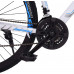 SAFGH Bicicletas de Carretera de Aluminio Duradero y Ligero de 26 Pulgadas, Bicicleta de Carretera de suspensión Completa de Aluminio Begasso Shimanos, Frenos de Disco de 21 velocidades, 700c, BIC
