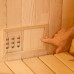 Sauna 6 Personas de Vapor con Estufa de Piedras