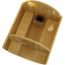 Sauna de exterior 189×220 cm finlandesa en forma de barril con estufa Harvia 