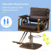 Silla de barbero hidráulico 360 grados rodantes  