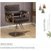 Silla de barbero hidráulico 360 grados rodantes  