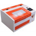  TEN-HIGH CO2 Láser Máquina de Grabado y Cortador, 40W 300x400mm, Máquina DIY, Puerto USB, Color Naranja 