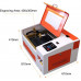  TEN-HIGH CO2 Láser Máquina de Grabado y Cortador, 40W 300x400mm, Máquina DIY, Puerto USB, Color Naranja 