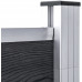 Tidyard Conjunto de Paneles para Vallas de Jardín Valla Residencial Proteccion Privacidad Puerta de Jardín Entrada Exterior Barrera WPC Marrón 180x105 cm 