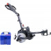  Tractor eléctrico | Tractor eléctrico de arrastre | Ayuda para tirar de la cuerda para 1000 kg / 1t de carga | para portadores de carga rodante | incl. cargador y batería 