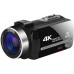 Videocámara con cámara de vídeo 2 PCS 4K 