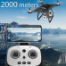  YOBDDD Dron cardán de 3 Ejes con cámara 4K para Adultos, niños, 2000 Metros, Distancia de Control Remoto, 1 Hora de Vuelo (dron al Aire Libre) 
