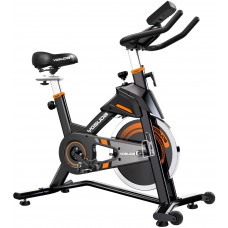  YOSUDA Bicicleta de ejercicio de resistencia magnética con capacidad de 330 lbs – Bicicleta estática de ciclismo de interior con cómodo asiento de asiento, asiento silencioso 