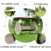 Columpio Balancín Jardín Banco de 3 plazas para Columpios de jardín con Techo Desmontable Columpio Balancín Jardín Banco de 3 plazas para Columpios de jardín con Techo Desmontable