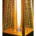 ZYLE Calentador de Gas de Torre al Aire Libre, Gas licuado de petróleo, Gas Natural, calefacción Interior y Exterior y Estufa de asado