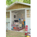 caseta cobertizo de resina jardin grosfillex deco7 7.53 m2 sherwood color marron 