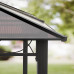  TOOLPORT Cenador de jardín 3x4 m Impermeable ALU Deluxe con 4 Partes Laterales Carpa Party en Techo de Bronce translúcido PC 