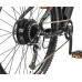  Telefunken Bicicleta eléctrica de montaña de aluminio, cambio Shimano de 9 velocidades, pedelec MTB, 27,5 pulgadas, motor trasero de 250 W, frenos de disco, color antracita/rojo, subida M920 